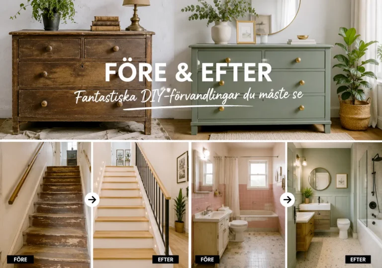 Före & efter: fantastiska DIY-förvandlingar du måste se