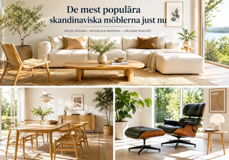 De mest populära skandinaviska möblerna just nu