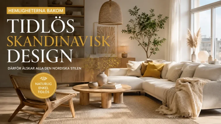 Skandinavisk design: hemligheterna bakom den tidlösa stilen